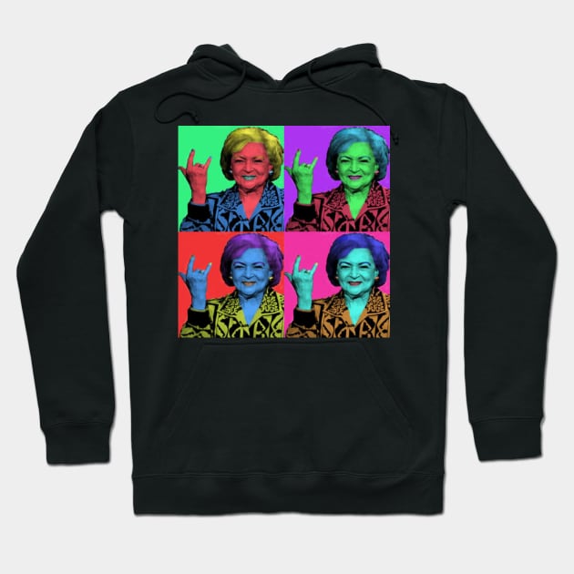 Betty White Hoodie by IMAM HAHAHA